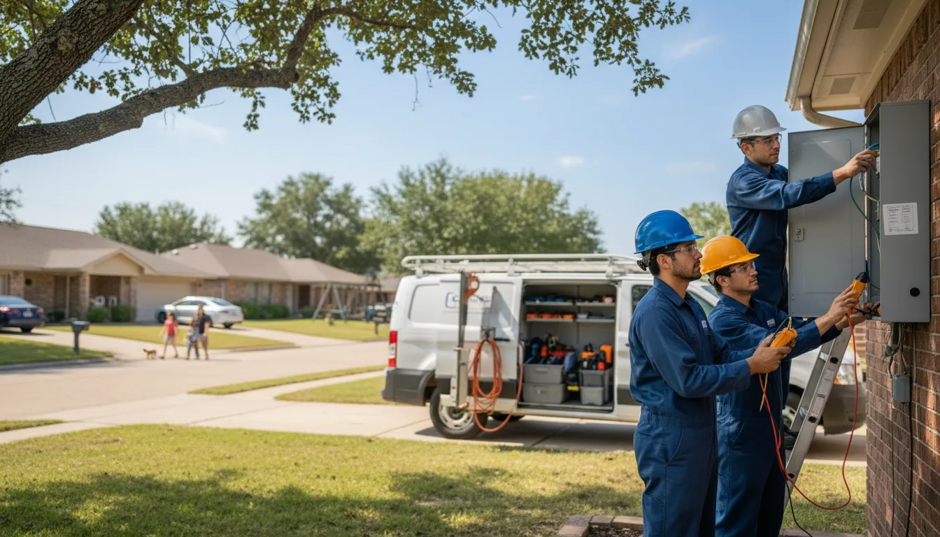 Certified electrician providing emergency electrical services in Anselmo, NE